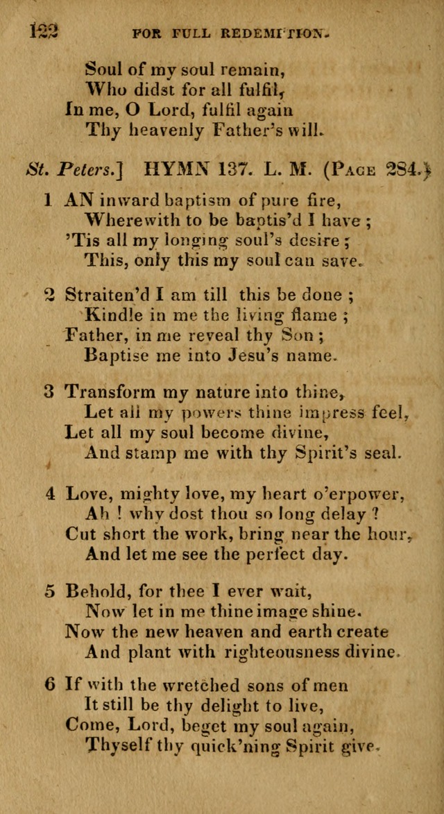 The Reformed Methodist Pocket Hymnal: Revised: collected from various authors. Designed for the worship of God in all Christian churches. page 122