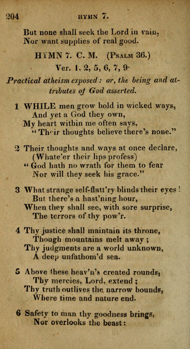 The Reformed Methodist Pocket Hymnal: Revised: collected from various authors. Designed for the worship of God in all Christian churches. page 204
