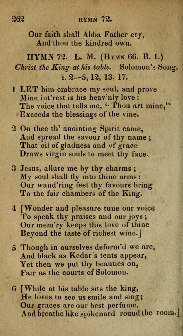 The Reformed Methodist Pocket Hymnal: Revised: collected from various authors. Designed for the worship of God in all Christian churches. page 262