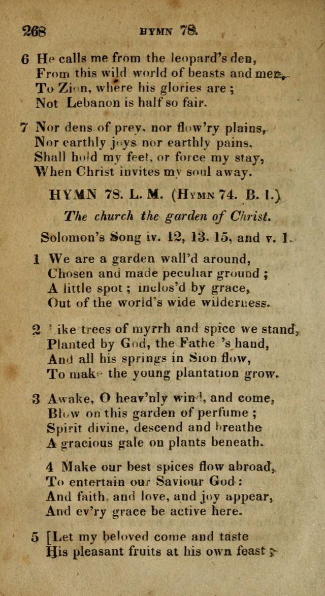 The Reformed Methodist Pocket Hymnal: Revised: collected from various authors. Designed for the worship of God in all Christian churches. page 268