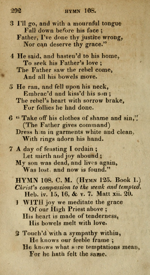 The Reformed Methodist Pocket Hymnal: Revised: collected from various authors. Designed for the worship of God in all Christian churches. page 292