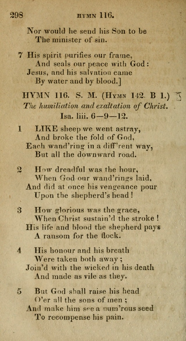The Reformed Methodist Pocket Hymnal: Revised: collected from various authors. Designed for the worship of God in all Christian churches. page 298