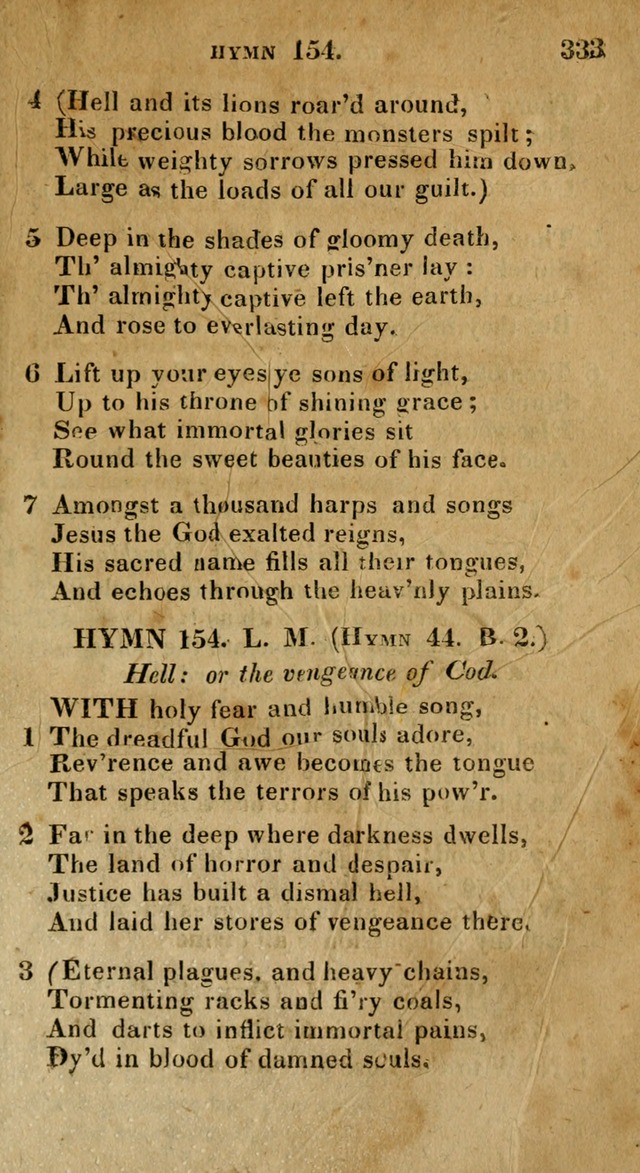 The Reformed Methodist Pocket Hymnal: Revised: collected from various authors. Designed for the worship of God in all Christian churches. page 333