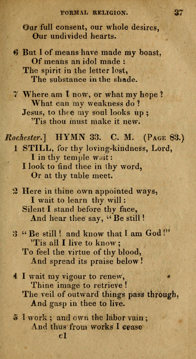 The Reformed Methodist Pocket Hymnal: Revised: collected from various authors. Designed for the worship of God in all Christian churches. page 37