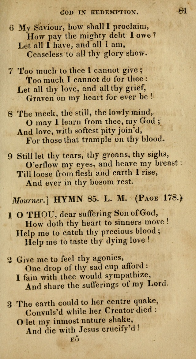 The Reformed Methodist Pocket Hymnal: Revised: collected from various authors. Designed for the worship of God in all Christian churches. page 81