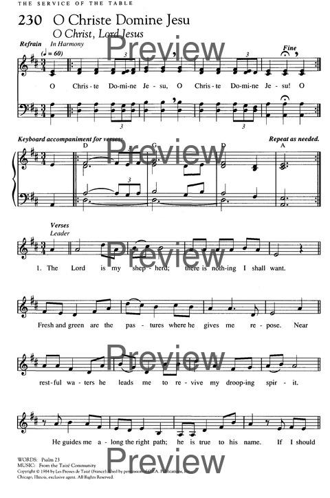 Renew! Songs and Hymns for Blended Worship page 332