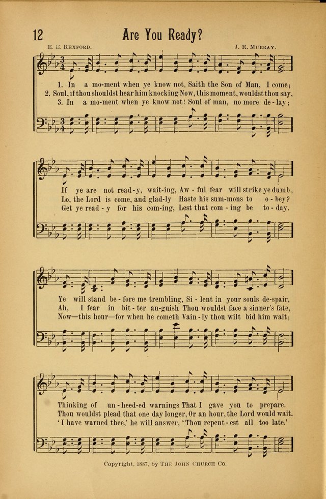 Royal Praise for the Sunday School: a collection of new and selected gospel songs. With a clear and concise course of instruction in the elements of music page 11