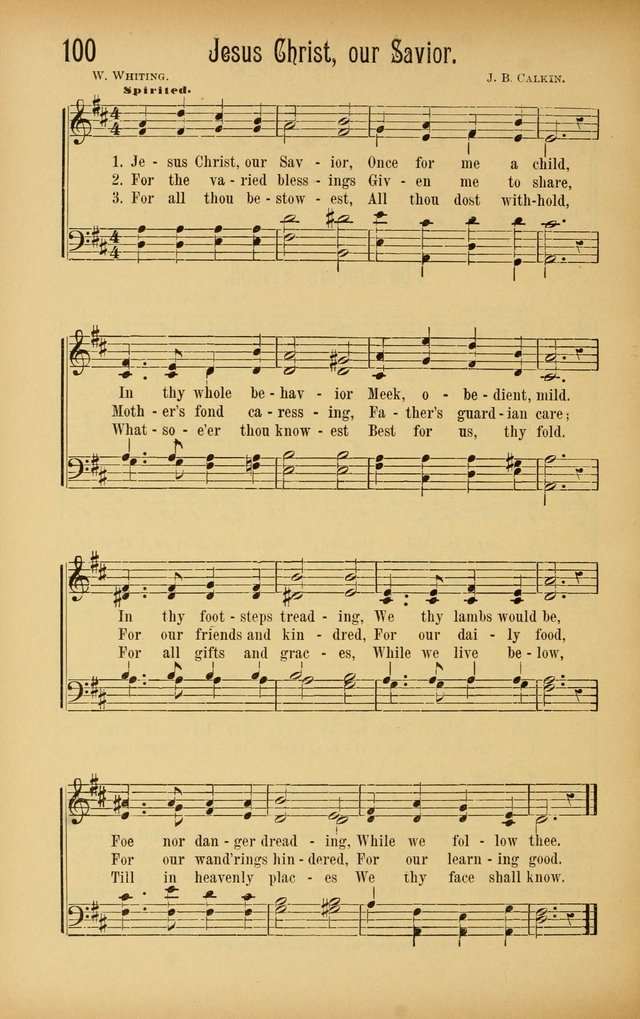 Royal Praise for the Sunday School: a collection of new and selected gospel songs. With a clear and concise course of instruction in the elements of music page 99
