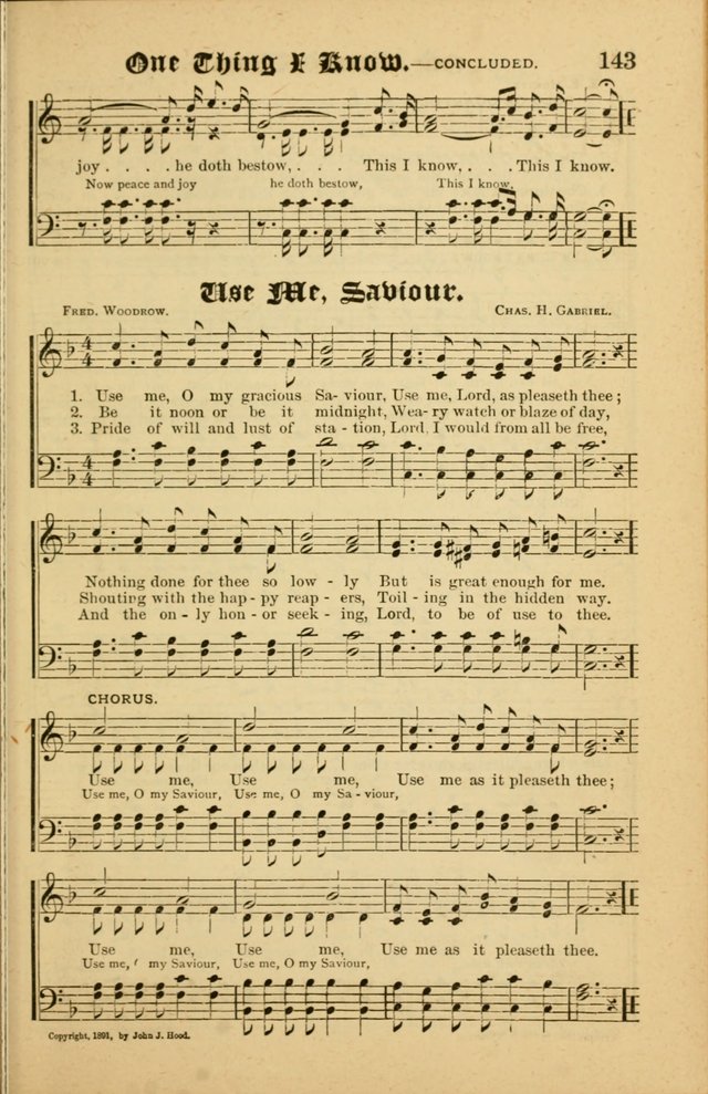 Radiant Songs: for use in meetings for Christian worship or work page 143