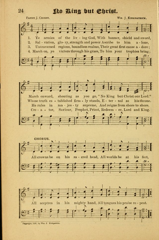 Radiant Songs: for use in meetings for Christian worship or work page 24