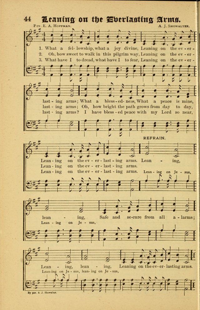 Radiant Songs: for use in meetings for Christian worship or work page 44
