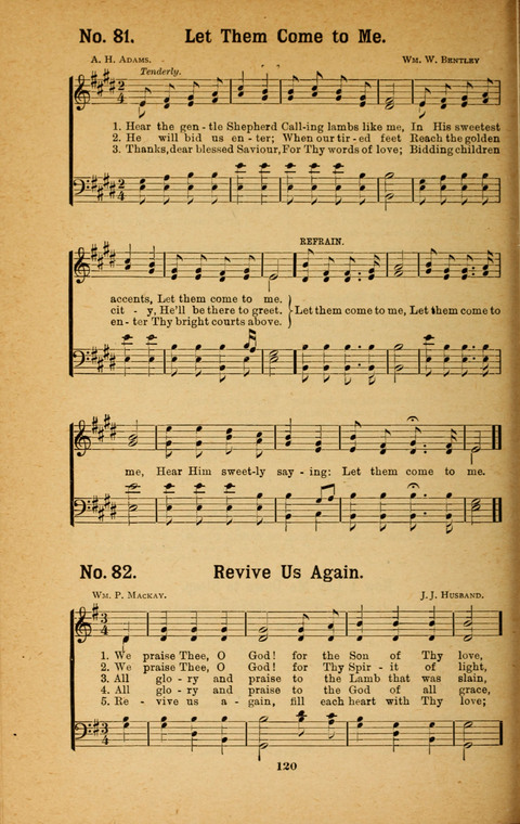 Recitations Song and Story: for Sunday and day schools, primary and intermediate Departments page 120