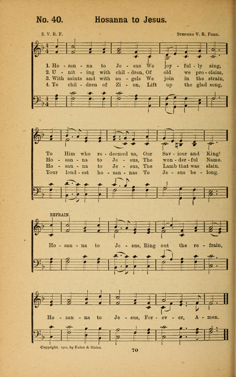 Recitations Song and Story: for Sunday and day schools, primary and intermediate Departments page 70