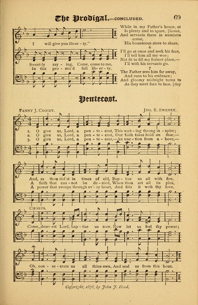 The Revival Wave: A Book of Revival Hymns and Music page 69