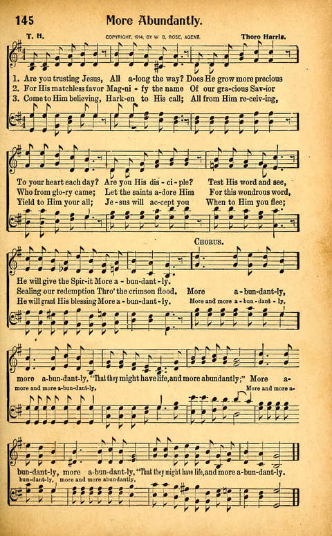 Rose of Sharon Hymns page 131