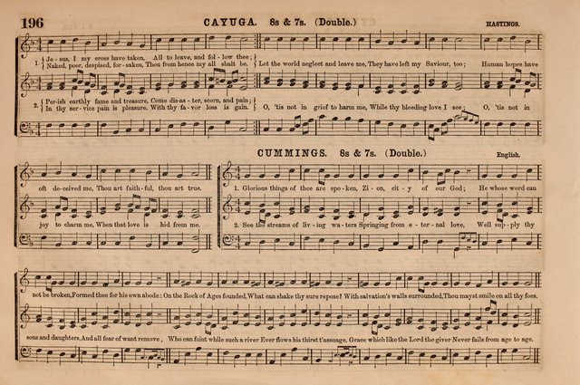 Selah: a collection of psalm and hymn tunes, introits, anthems, chants, motetts, choruses, etc. adapted to the use of classes, private circles, and worship assemblies page 196