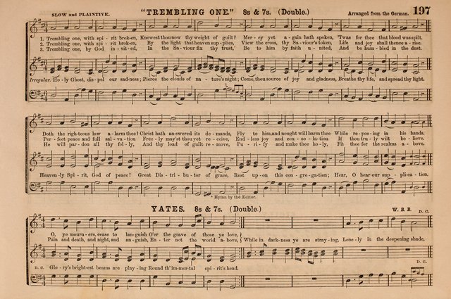 Selah: a collection of psalm and hymn tunes, introits, anthems, chants, motetts, choruses, etc. adapted to the use of classes, private circles, and worship assemblies page 197