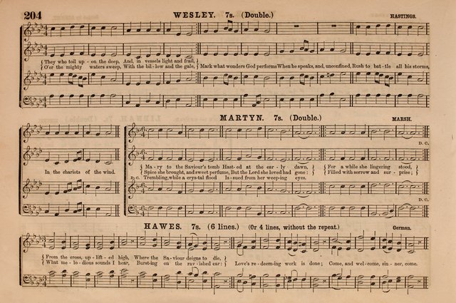 Selah: a collection of psalm and hymn tunes, introits, anthems, chants, motetts, choruses, etc. adapted to the use of classes, private circles, and worship assemblies page 204