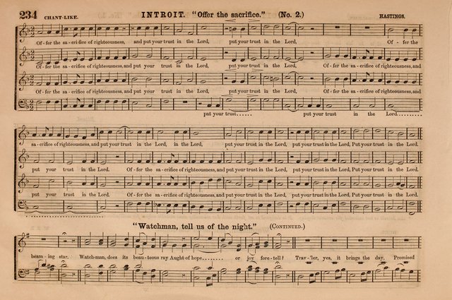 Selah: a collection of psalm and hymn tunes, introits, anthems, chants, motetts, choruses, etc. adapted to the use of classes, private circles, and worship assemblies page 234