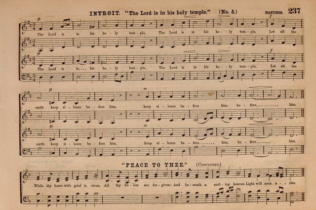Selah: a collection of psalm and hymn tunes, introits, anthems, chants, motetts, choruses, etc. adapted to the use of classes, private circles, and worship assemblies page 237