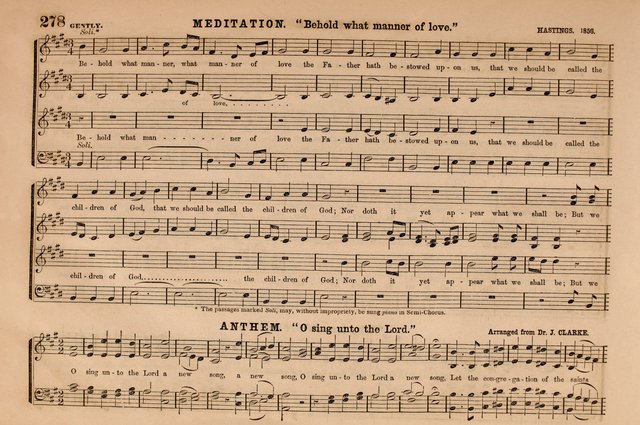 Selah: a collection of psalm and hymn tunes, introits, anthems, chants, motetts, choruses, etc. adapted to the use of classes, private circles, and worship assemblies page 278