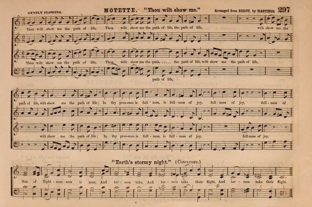 Selah: a collection of psalm and hymn tunes, introits, anthems, chants, motetts, choruses, etc. adapted to the use of classes, private circles, and worship assemblies page 297