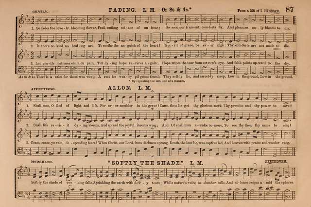 Selah: a collection of psalm and hymn tunes, introits, anthems, chants, motetts, choruses, etc. adapted to the use of classes, private circles, and worship assemblies page 87