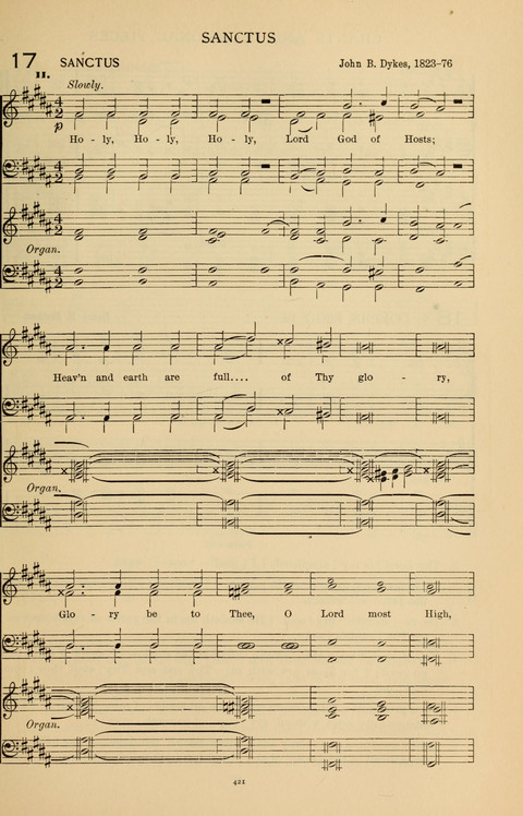 Songs for the Chapel: Arranged for male voices, for use in colleges, academies, schools and societies page 421