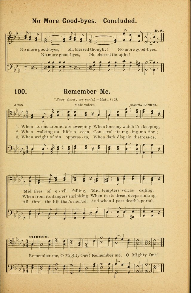 Songs for Christ and the Church: a collection of songs for the use of Christian endeavor societies, sunday-schools, and other church events page 85