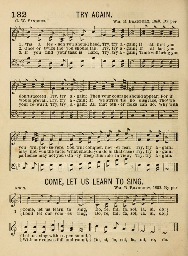 Songs for Little Folks: a collection adapted for the home circle and for primary classes in Sunday schools and day schools: containing a number of carefully selected kindergarten songs page 124