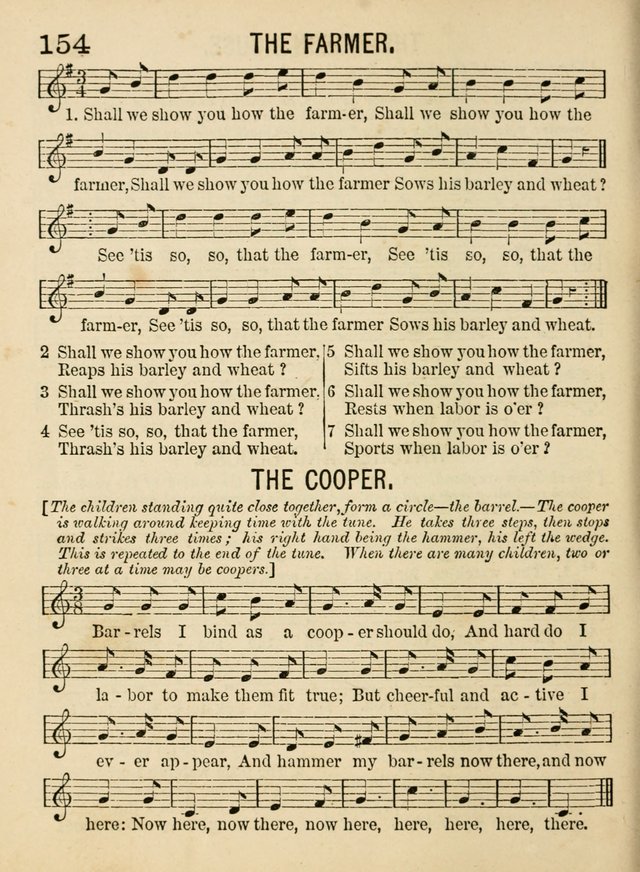 Songs for Little Folks: a collection adapted for the home circle and for primary classes in Sunday schools and day schools: containing a number of carefully selected kindergarten songs page 146