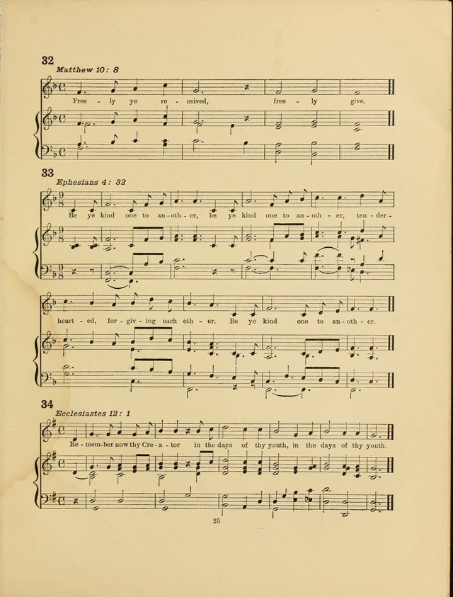 Songs for Little People: for use in Sunday-School, the kindergarten and the home page 27