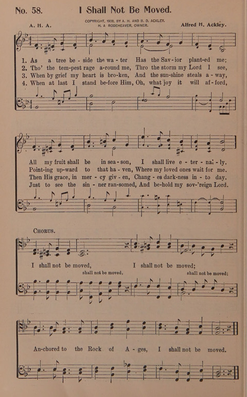 Songs for Men: A Collection of Gospel Songs for Male Quartets and Choruses page 58
