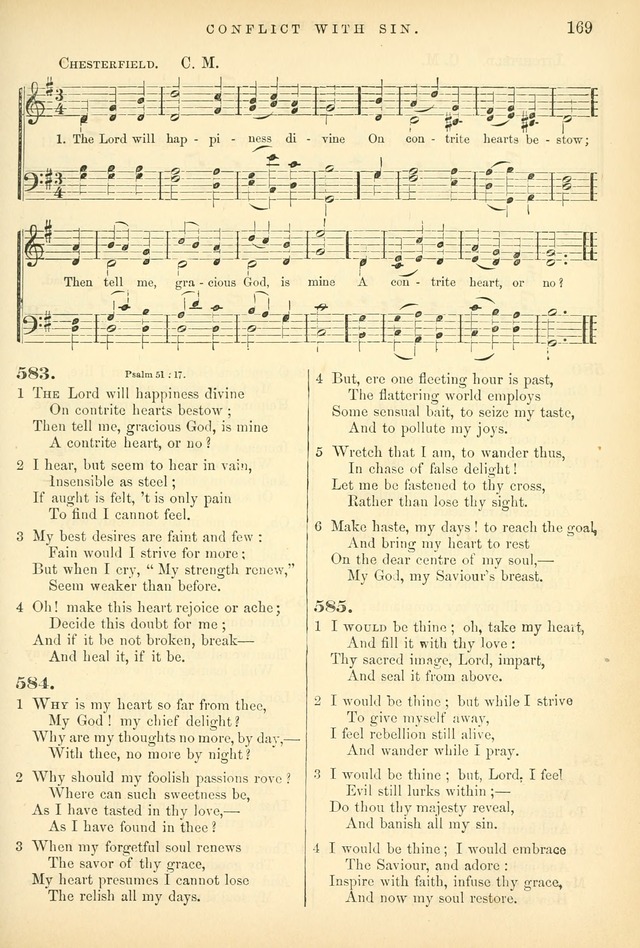 Songs for the Sanctuary, or Hymns and Tunes for Christian Worship page 169