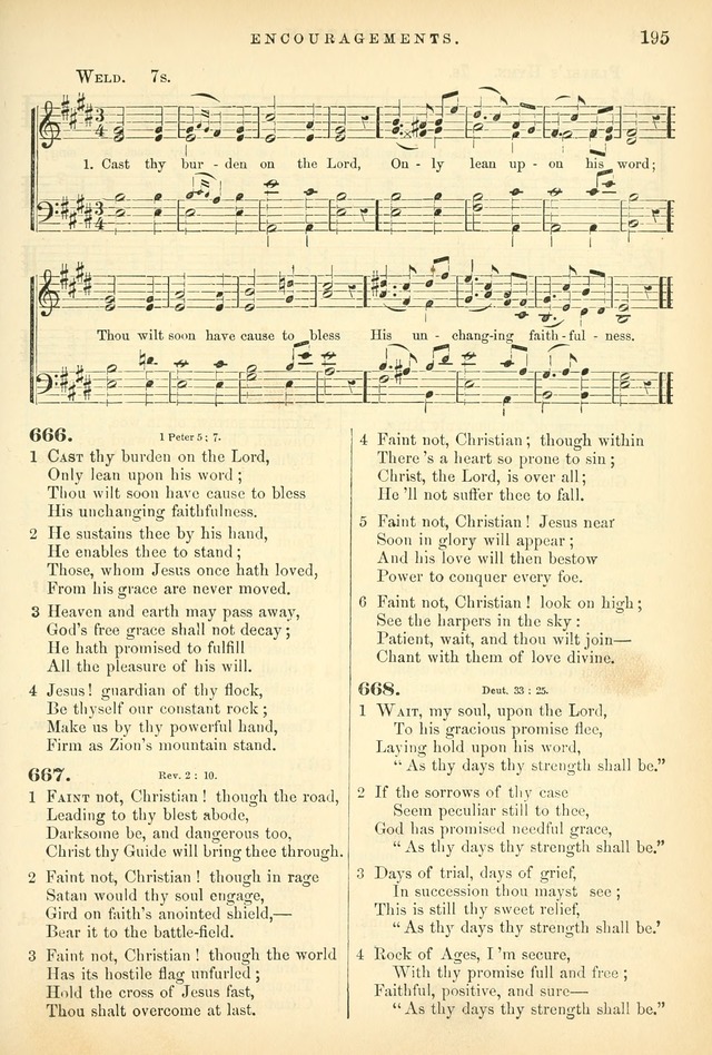Songs for the Sanctuary, or Hymns and Tunes for Christian Worship page 195