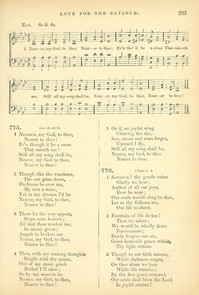 Songs for the Sanctuary, or Hymns and Tunes for Christian Worship page 235
