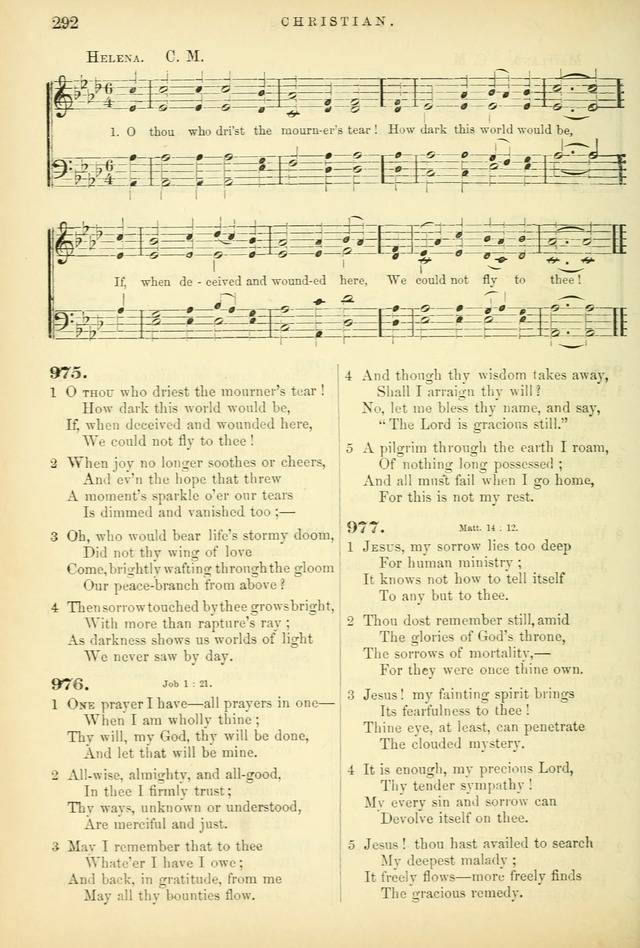 Songs for the Sanctuary, or Hymns and Tunes for Christian Worship page 292