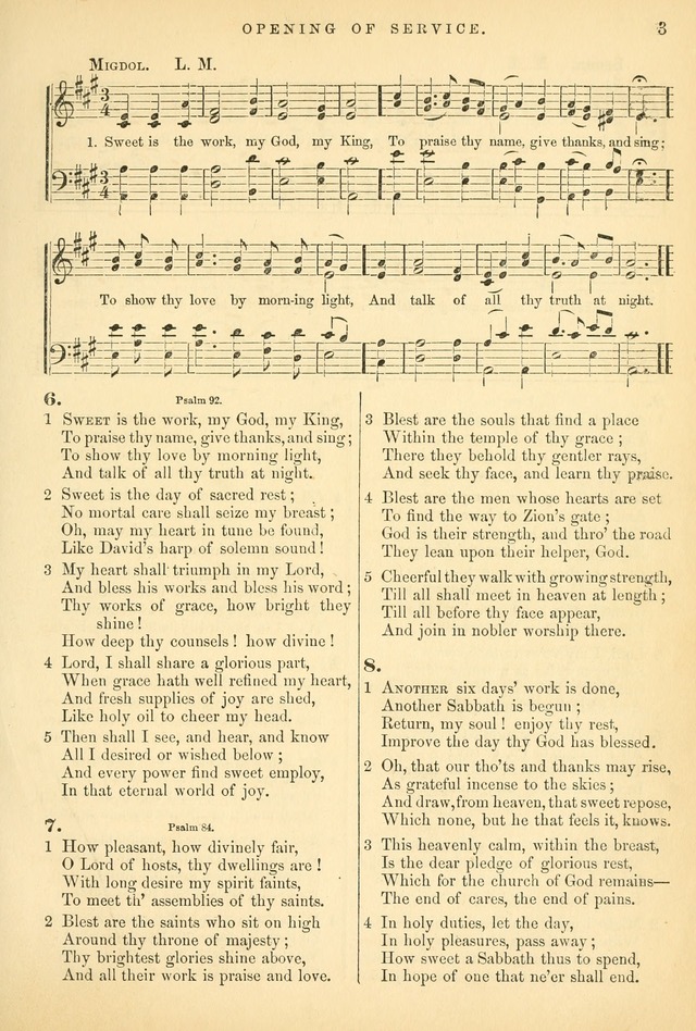 Songs for the Sanctuary, or Hymns and Tunes for Christian Worship page 3