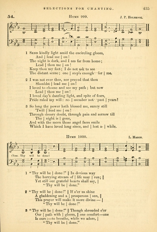 Songs for the Sanctuary, or Hymns and Tunes for Christian Worship page 435