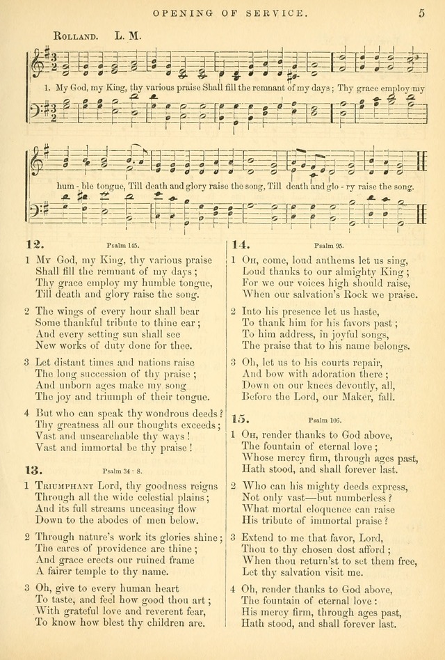 Songs for the Sanctuary, or Hymns and Tunes for Christian Worship page 5