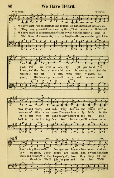 Songs for Service: in Church and Home page 86