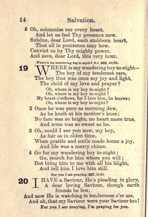 Salvation Army Songs page 14