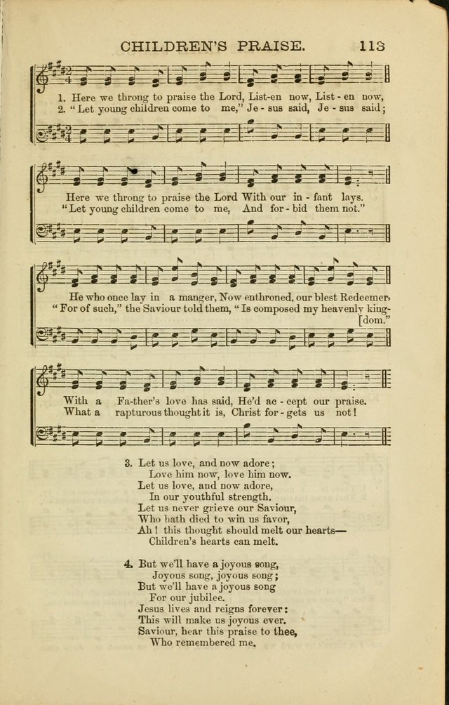 Sabbath Carols : A New Collection of Music and Hymns page 112