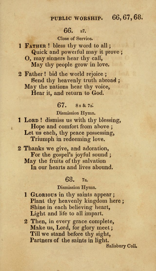 The Springfield Collection of Hymns for Sacred Worship page 64