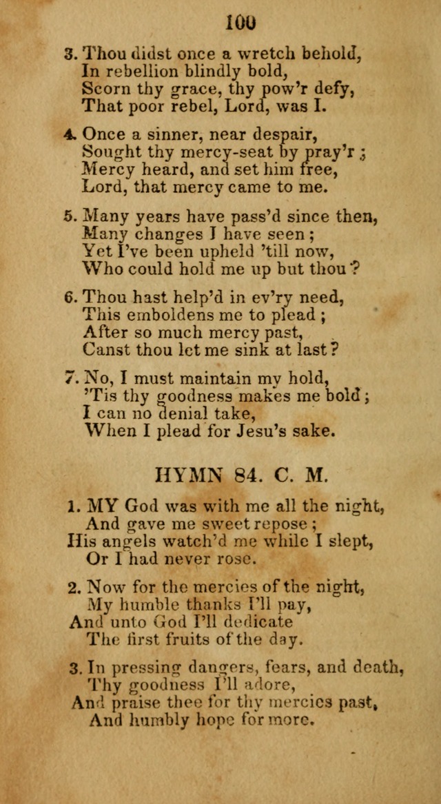 Social and Camp-meeting Songs, for the Pious (9th ed. enl.) page 100