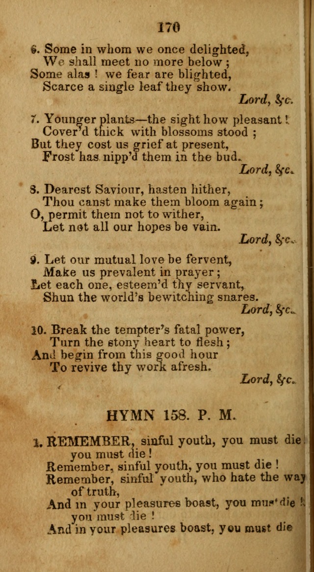 Social and Camp-meeting Songs, for the Pious (9th ed. enl.) page 170