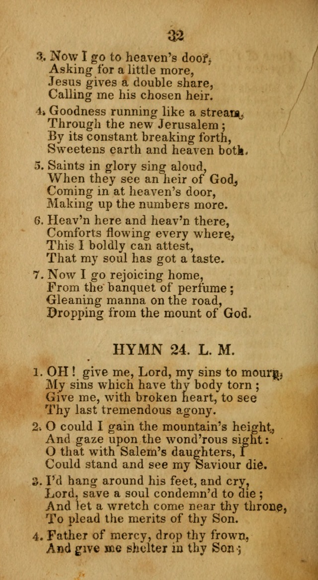 Social and Camp-meeting Songs, for the Pious (9th ed. enl.) page 32