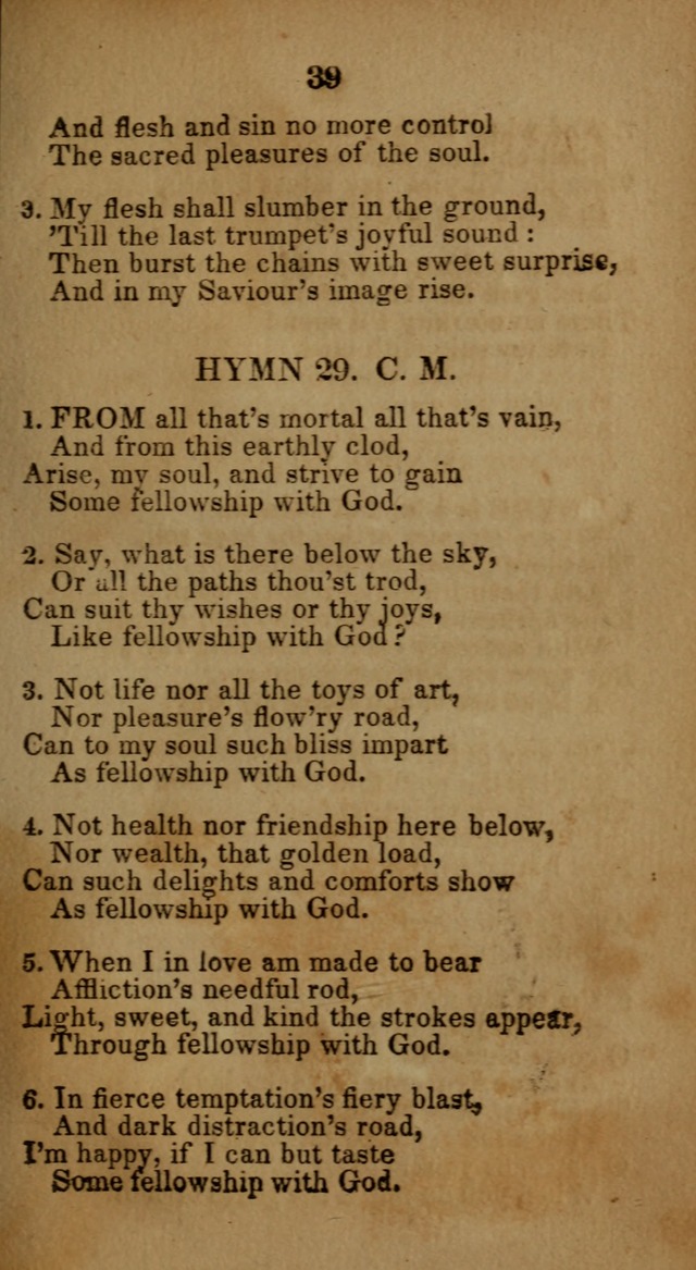 Social and Camp-meeting Songs, for the Pious (9th ed. enl.) page 39