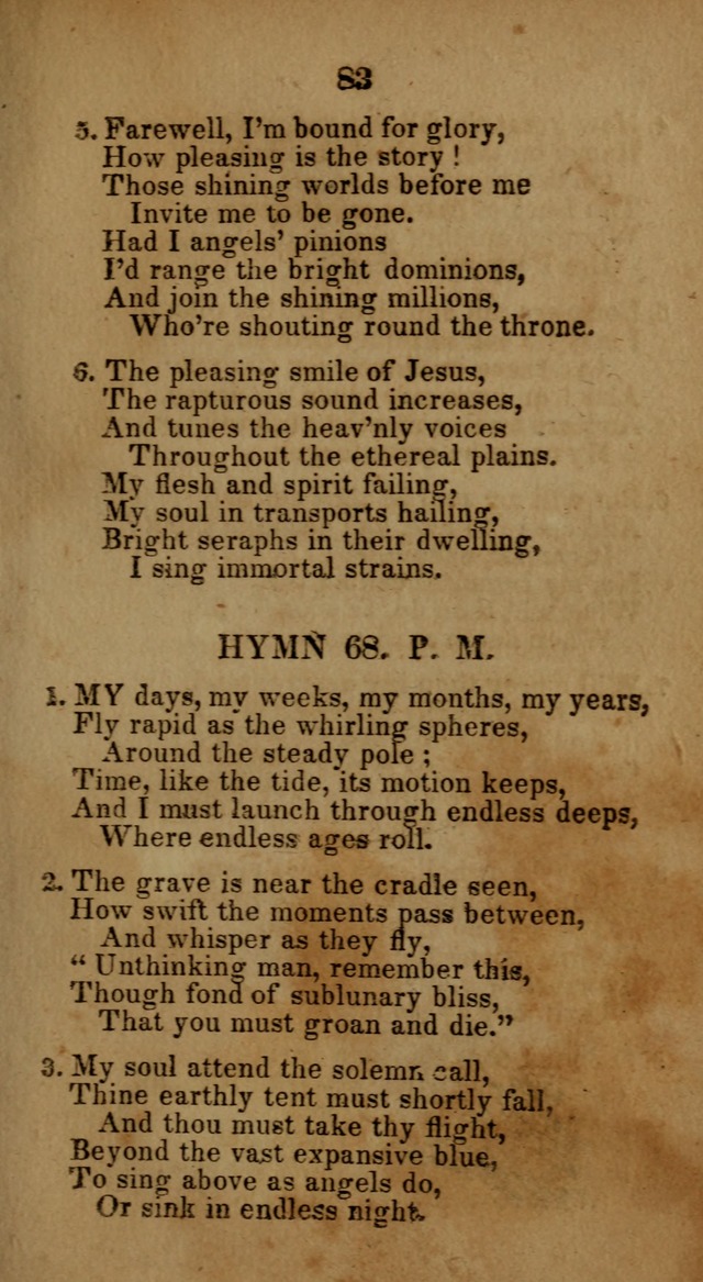 Social and Camp-meeting Songs, for the Pious (9th ed. enl.) page 83