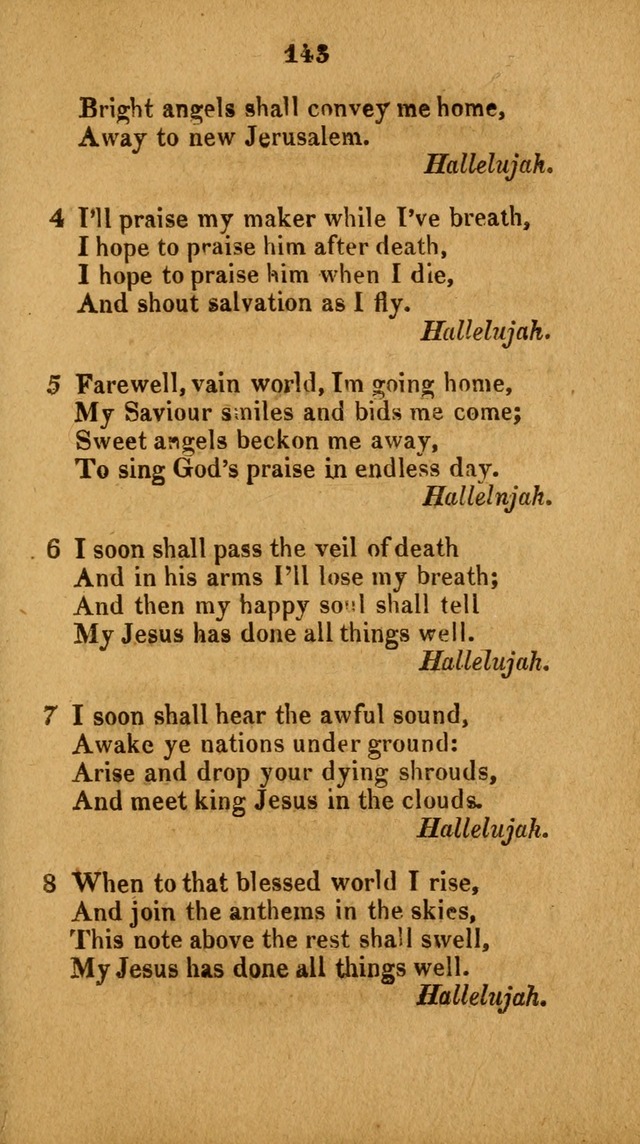 Social and Campmeeting Songs For the Pious (4th ed.) page 143